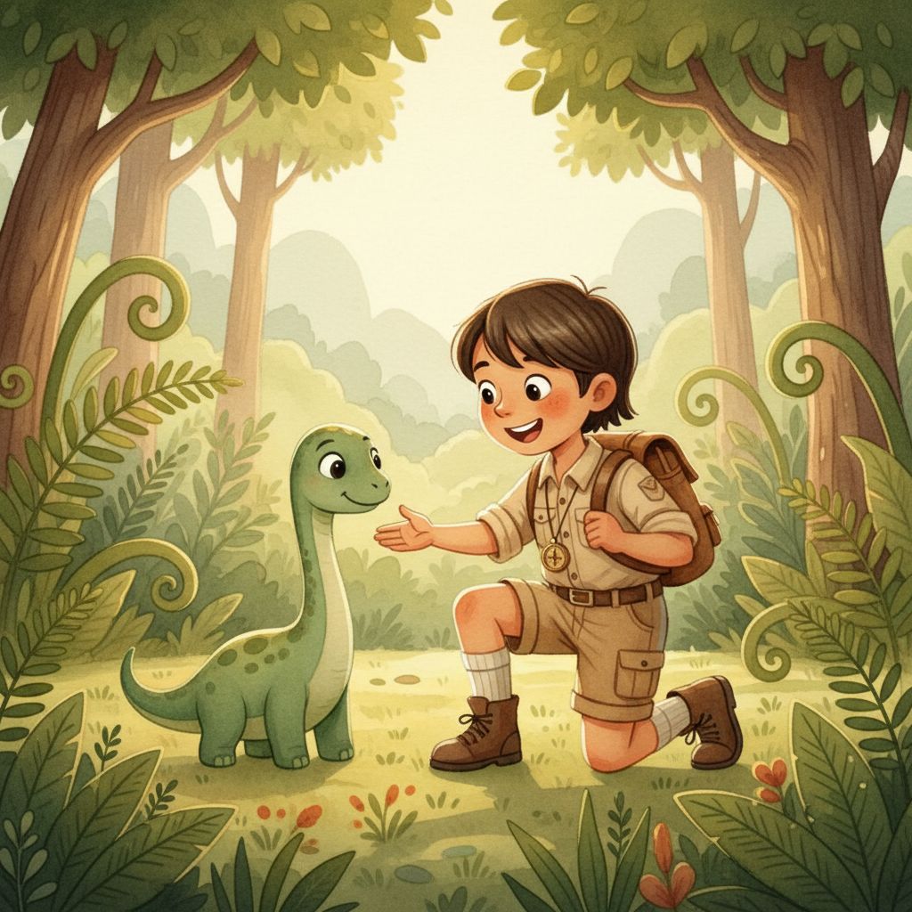 Personalized Dinosaur Storybook Cover