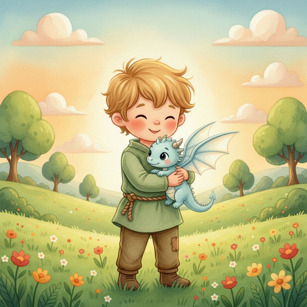 Personalized Dragon Storybook Cover