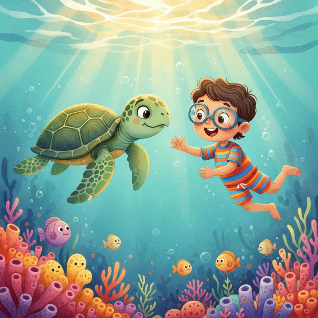Personalized Ocean Adventure Book Cover